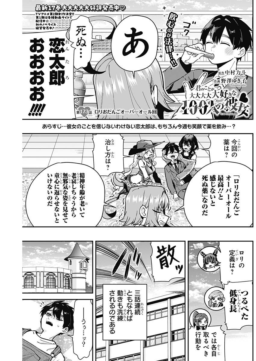 Kimi no Koto ga Dai Dai Dai Dai Daisuki na 100-nin no Kanojo - Chapter 173 - Page 1
