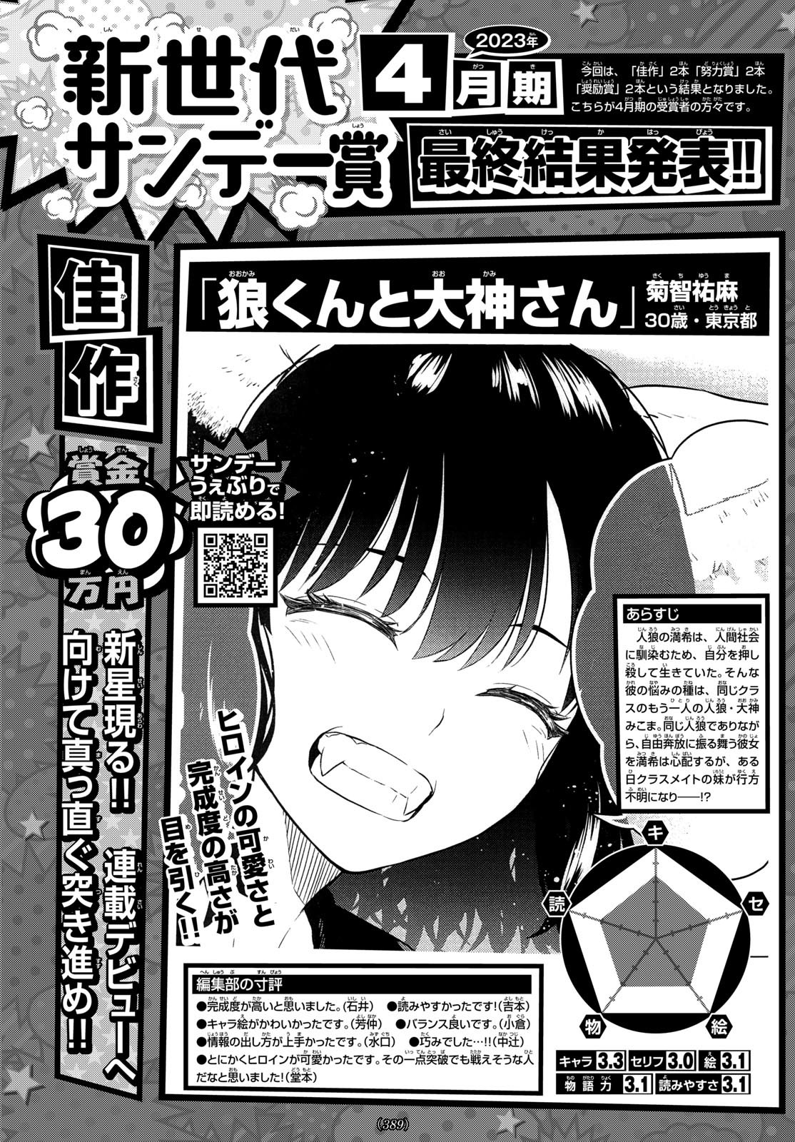 Weekly Shōnen Sunday - 週刊少年サンデー - Chapter 2023-35 - Page 383