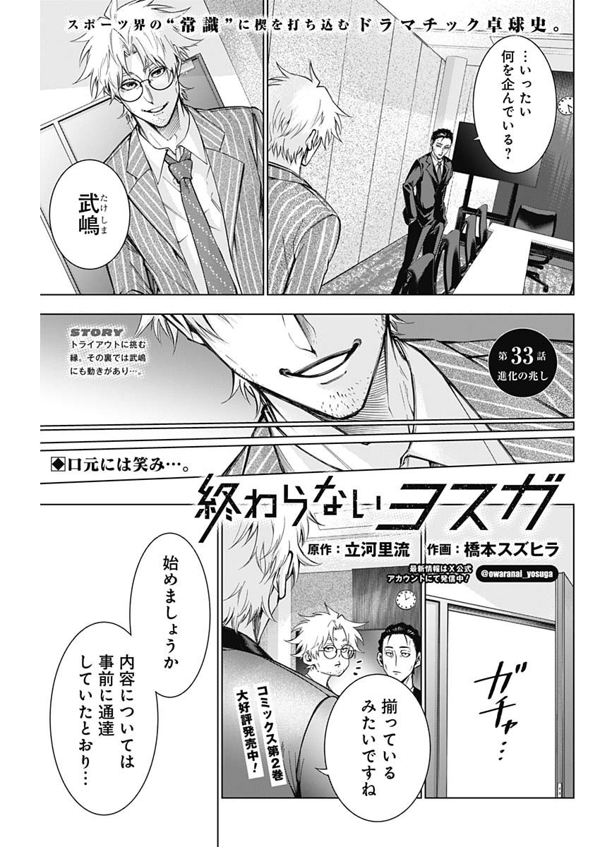 Owaranai Yosuga - Chapter 33 - Page 1